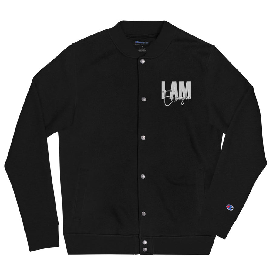 I Am Enough Embroidered Champion Jacket