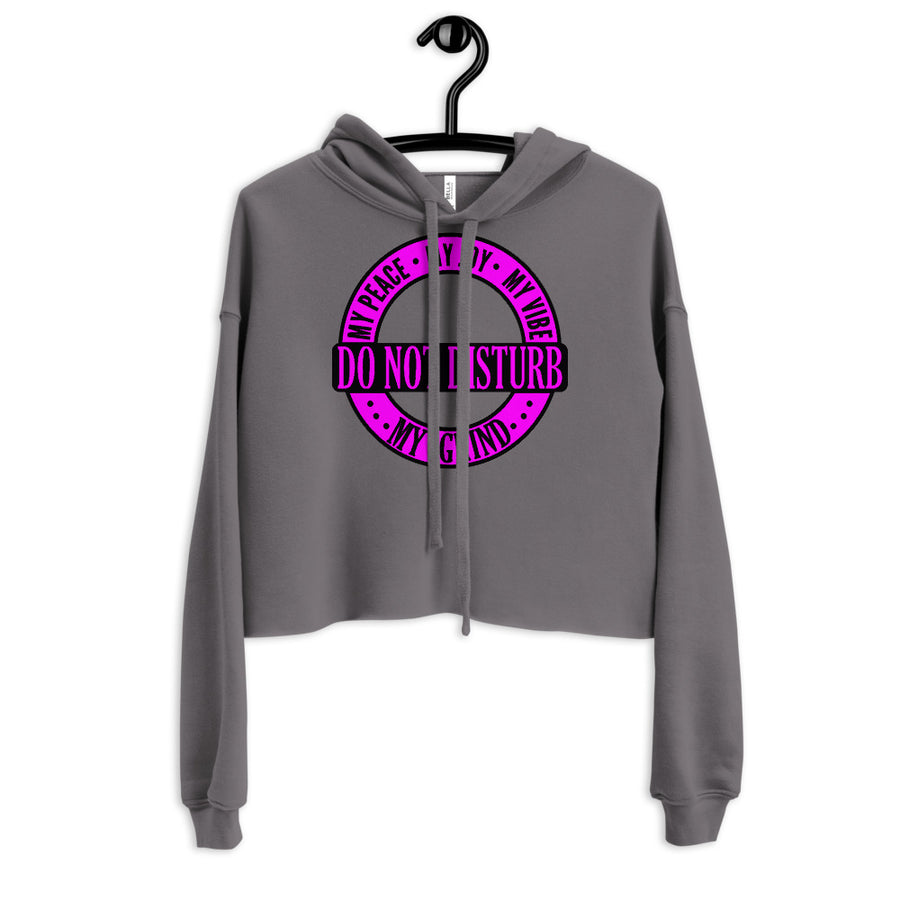 Do Not Disturb Women's Crop Hoodie