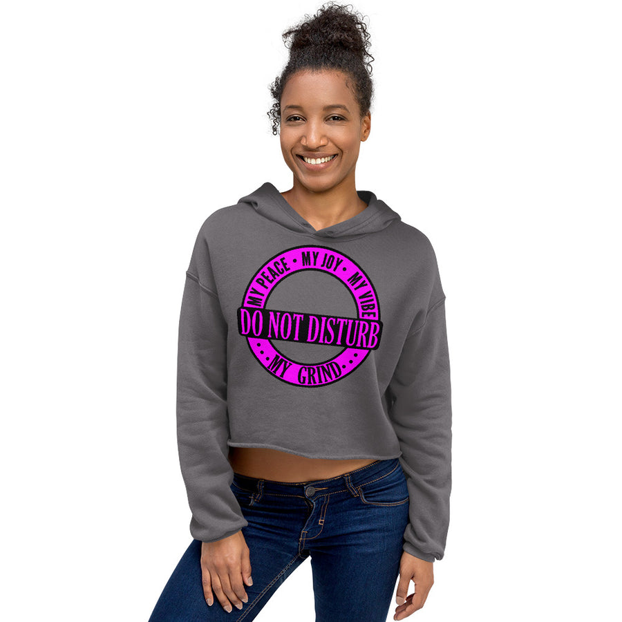 Do Not Disturb Women's Crop Hoodie