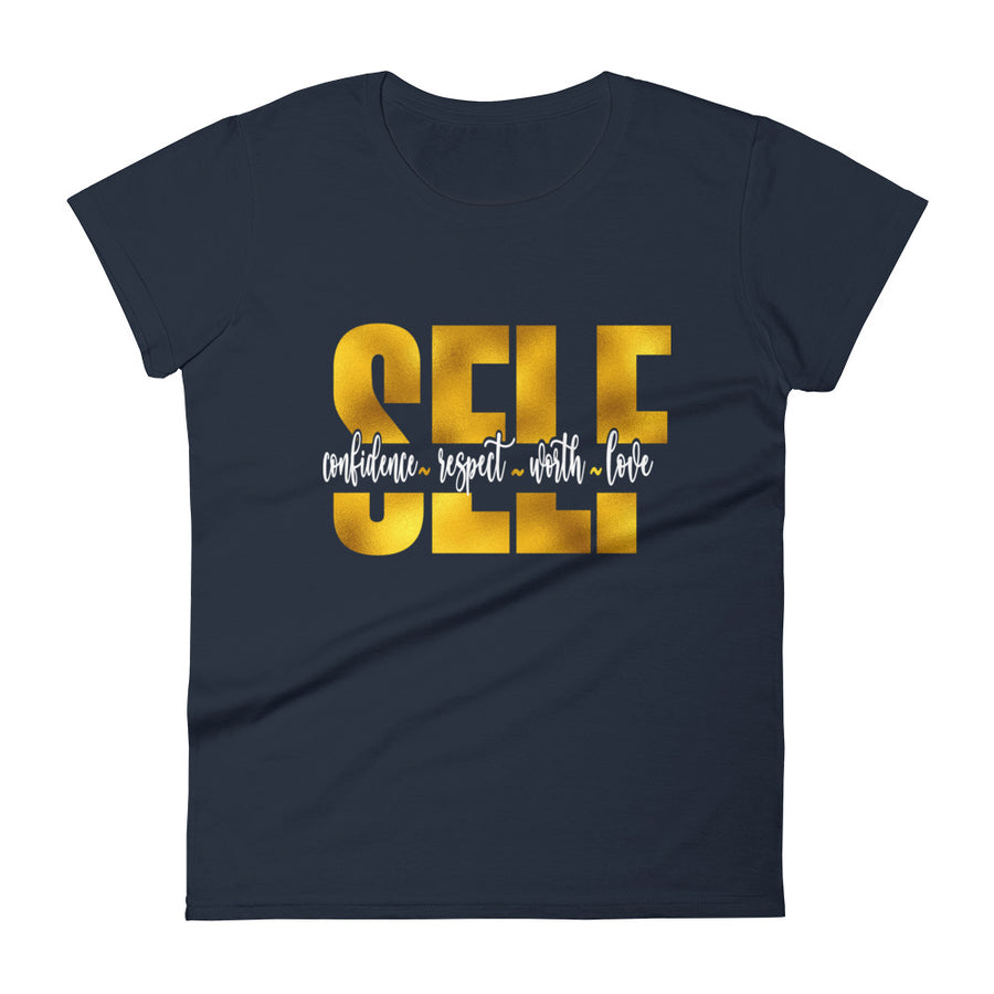 Self Love Gold Women's Short T-shirt