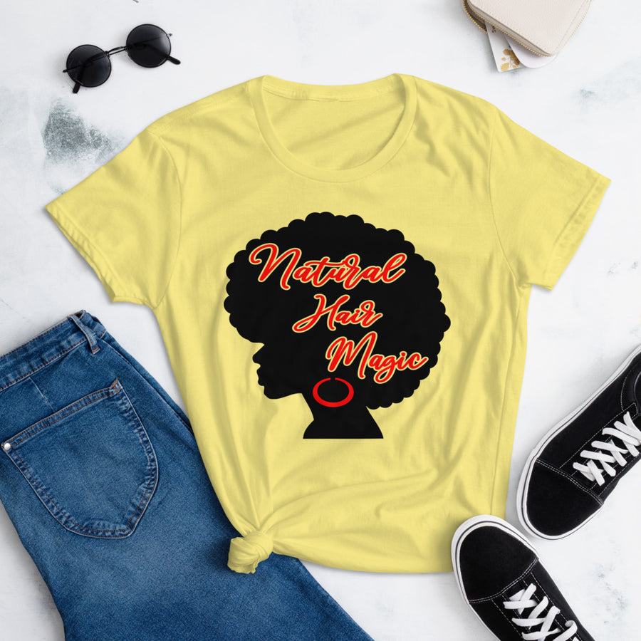 Natural Hair Magic Women's Short T-shirt