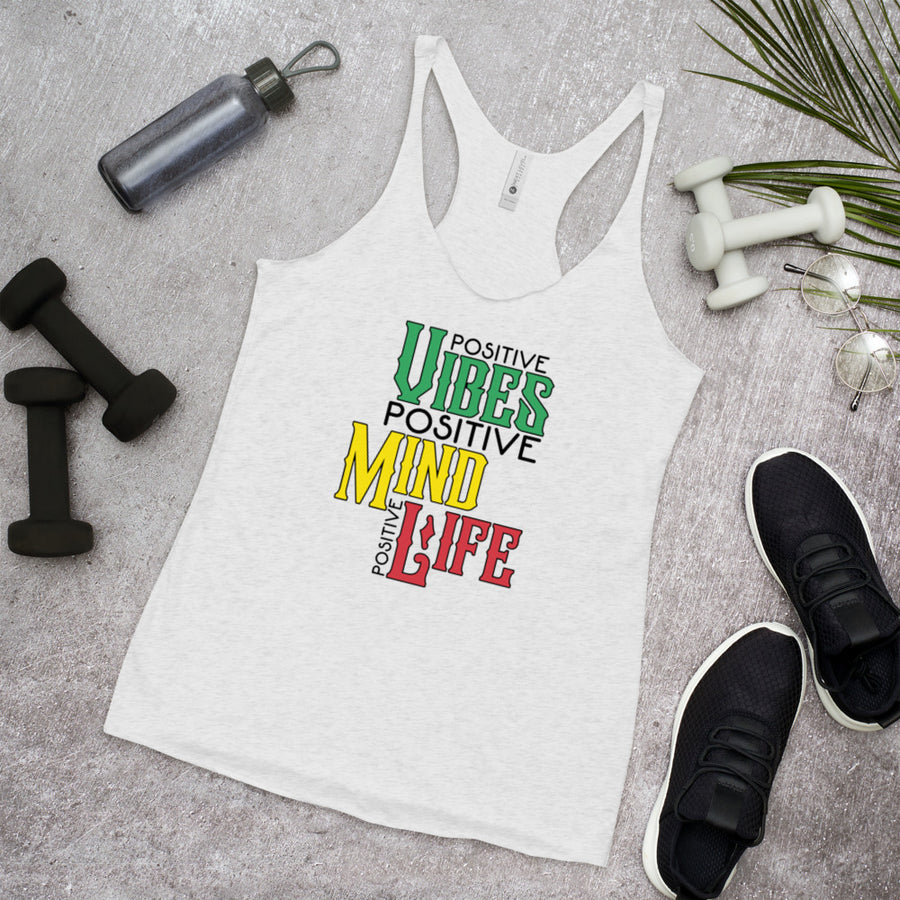 Positive Vibes Women's Racerback Tank