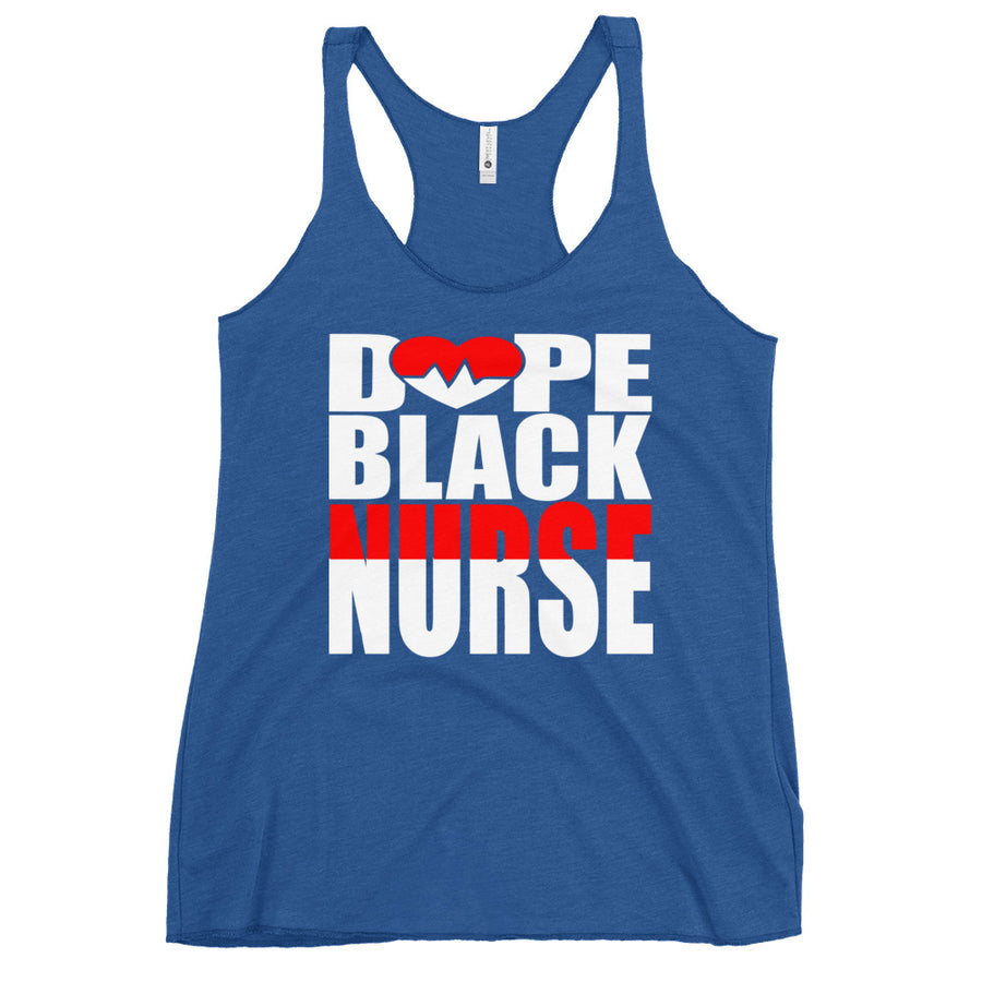 Dope Black Nurse Women's Racerback Tank